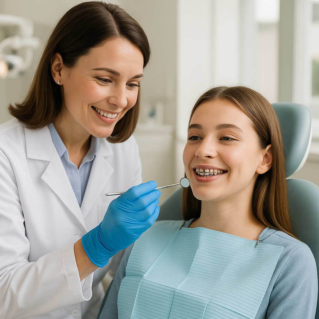 Dentista con paciente